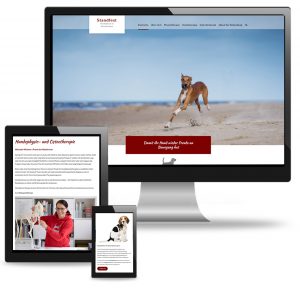 Webdesign für Standfest Hundephysiotherapie